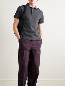 Camiseta Polo Estampada para Hombre, Camiseta Polo de Algodón Lisa para Hombre, Logotipo, Manga Corta - Product Image 2