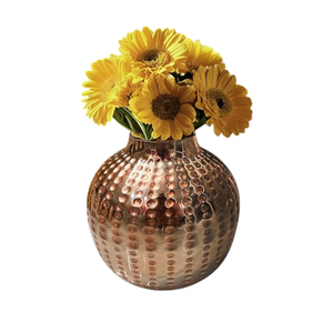 Diseño elegante hogar Hotel suministros decorativos calidad creativa Metal hierro martillado florero macetas para ocasiones de boda - Product Image 5