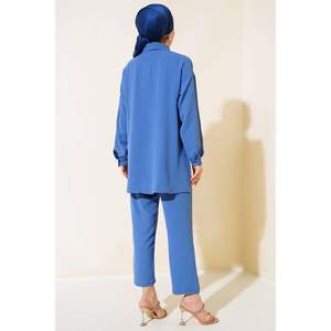 Aerobin ชุด2ชิ้นสีน้ำเงินพร้อมกระเป๋าหินละเอียด - Product Image 1