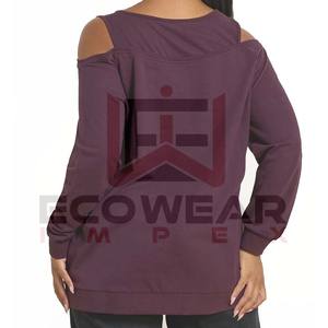 Camisetas de Mujer Hechas a Medida de Alta Calidad, Casuales, Corte Regular, Ajustadas, Transpirables, de Tela Dobby de Poliéster/Algodón, Cuello Redondo, Antiencogimiento - Product Image 2