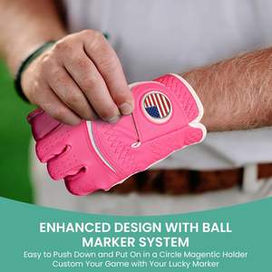 Gant de golf en cuir Cabretta fabriqué à la main de qualité supérieure Confort de prise en main Durabilité Respirant Léger Imperméable Droitier - Product Image 3