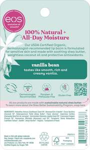 Bálsamo Labial Orgánico EOS Vanilla Bean en Esfera 0.25oz, Cuidado Labial Natural Hidratante para Labios Secos y Sensibles, Hidratación Durante Todo el Día, Venta al Por Mayor - Product Image 3