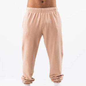 Venta al por mayor logotipo personalizado 350g polar Jogger pantalones fábrica cintura elástica pierna ancha pantalones de chándal gruesos - Product Image 1