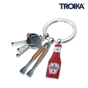 Portachiavi BBQ Personalizzato con Accessori Affascinanti, Portachiavi e Moschettoni Promozionali - Product Image 1