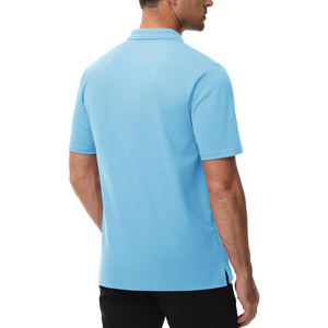Haute qualité respirant homme été à manches courtes demi manches brodé hommes T-shirt T-shirt pour hommes Polo - Product Image 3