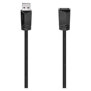 Cable de extensión USB 2.0 negro de 5 m, cable de datos 00200621 - Product Image 1