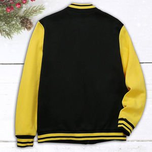 Factory Customised Men's Autumn Hip Hop Quilted Jacket 100% Polyester Turtleneck Collar Printed Single <b>Button</b> Closure - Product Image 2