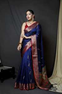 Nouveau vêtement de fête à la mode, sari en soie avec blouse, pièce indienne pour femmes, sari bon marché, prix bas, vente en gros - Product Image 2