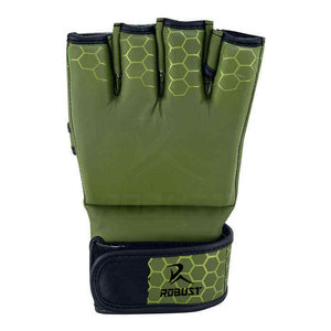 Gants de MMA en cuir pour les arts martiaux et les entraînements de boxe - Fermeture à scratch antidérapante, construction durable et personnalisable - Product Image 2