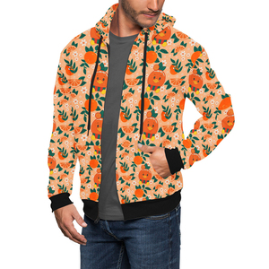 Venta al por mayor Nuevo estilo Cremallera completa Sublimación Sudaderas con capucha Mejor calidad Color sólido Invierno Fleece Bajo MOQ Cremallera completa Sudaderas con capucha Imprimir - Product Image 4