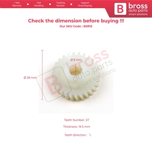 Engranaje de reparación de Motor para techo solar, BSR15, para L.A.N.D/o.v.e.r NO:1 - Product Image 6