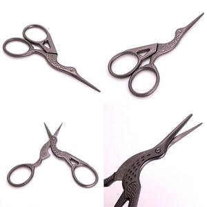 Ciseaux à ongles en acier inoxydable durable, style vintage, pour la décoration des ongles, outils de style, ciseaux à broder, ciseaux à oiseaux grue - Product Image 3