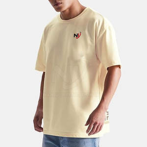 เสื้อยืดผ้าฝ้าย100% สำหรับผู้ชายเสื้อยืดโอเวอร์ไซส์ผ้านุ่มออกแบบได้ตามต้องการ - Product Image 3