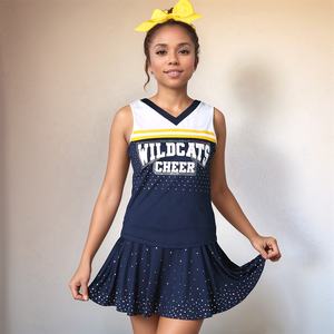 Fournisseur d'usine Uniformes de pom-pom girl pour femmes Vêtements de cheerleading Nouveau style 2026 Conception personnalisée/Logo personnalisé Ensemble de cheerleading - Product Image 4