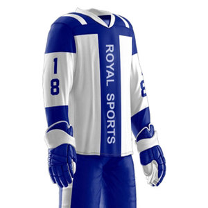 100% entièrement personnalisé maillot de Hockey sur glace en gros meilleure qualité nouveau Style sublimé uniforme de Hockey sur glace - Product Image 2
