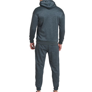 Conjunto Deportivo Personalizado de Primera Calidad con Estampado en Color Sólido para Hombre, Pantalones Anchos de Algodón Terry Grueso, Servicio OEM - Product Image 3