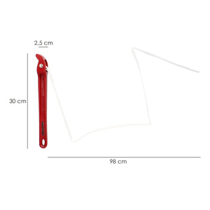 Chiave a Cinghia in Nylon e Alluminio 30 cm. Nastro da 98 cm. - Product Image 2