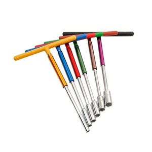 ซ็อกเก็ตที-บาร์หมุนเร็ววัสดุ CRV สไตล์มีสีสัน6ชิ้นรวมกัน - Product Image 2