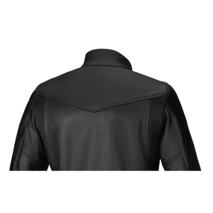 Veste de moto en peau de mouton véritable de qualité supérieure pour femmes, sur mesure, finition en laine, fermeture éclair, design imprimé uni, coupe-vent - Product Image 6
