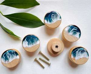 Perillas de Cajón de Resina de Madera Duraderas, Diseñadas para Uso Diario, Herrajes de Calidad para Muebles, Opción Moderna para Mejorar la Decoración de Interiores - Product Image 4