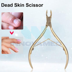 El mejor precio, el más nuevo, multifuncional, logotipo personalizado, estampado, acabado dorado, acero inoxidable, mandíbula ancha, apertura, dedo, eliminación de piel muerta - Product Image 5