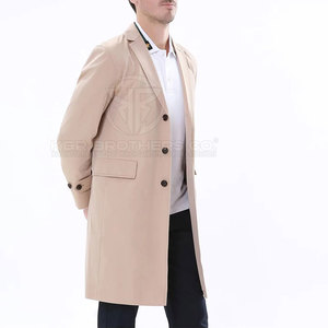 <span class=keywords><strong>Cappotto</strong></span> lungo caldo da <span class=keywords><strong>uomo</strong></span> in lana con Design a <span class=keywords><strong>collo</strong></span> alto e copertura a tutta lunghezza classico <span class=keywords><strong>cappotto</strong></span> lungo in lana - Product Image 3