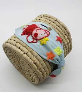 Diademas bordadas a mano de diseñador, accesorio acolchado suave, fácil de llevar, con cuentas - Product Image 3