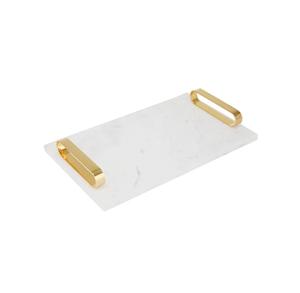 Modern Design Marble Serving Tray Home <b>Decor</b> Hot Selling <b>Decorative</b> Gold <b>Edge</b> Marble Serving Tray Best Price . - Product Image 3