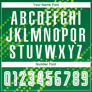 Uniformes de qualité supérieure pour l'entraînement des jeunes de football maillot de football de couleur verte et blanche avec ensembles d'uniformes de football de conception de cou en O - Product Image 6