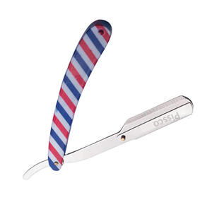 Barber Tools Hair Razor Stainless Steel Handle Straight Edge Folding Shaving Razor Barber Straight Razor - Product Image 4