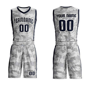 Uniforme de baloncesto antiarrugas hecho de poliéster de material duradero fabricado profesional para hombres - Product Image 3