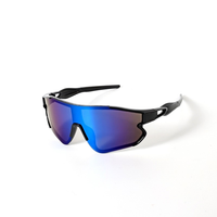 Lunettes de soleil de cyclisme pour enfants 2025 UV400, coupe-vent, monture intégrale en PC, protection UV complète, lunettes de sport colorées