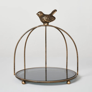 Supports à cupcakes à 2 étages Assiettes à dessert de grande taille Mini Cakes Tour de présentation des bonbons aux fruits pour la fête en métal - Product Image 2