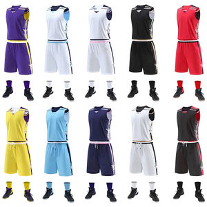 Ensemble de maillot de basket-ball à séchage rapide, shorts respirants, vêtements de sport de haute qualité, vente en gros, broderie du drapeau de Cooper 32 - Product Image 6
