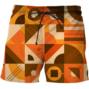 Shorts de sport décontractés pour hommes en impression 3D, streetwear 2024, maillots de bain, imperméables, séchage rapide, taille haute, élasthanne/coton WEGSY - Product Image 1
