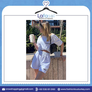 ชุดกางเกงขาสั้นสำหรับผู้หญิงชุดกางเกงขาสั้นพิมพ์ลายคอลเลกชันใหม่ - Product Image 2