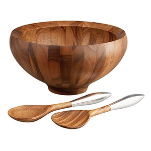 ชามเสิร์ฟทำจากไม้ของตกแต่งบ้านสินค้างานฝีมืออินเดีย - Product Image 4