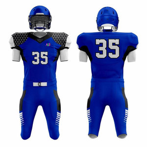 Uniforme de Fútbol Americano Personalizable y Transpirable con Manga Corta y Material de Poliéster y Spandex Resistente para Equipos Adultos - Product Image 1
