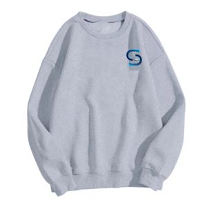 Sudadera personalizada con cuello falso para mujer, sudadera con ropa de calle impresa al por mayor - Product Image 6