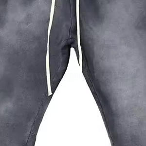 Pantalon de survêtement évasé délavé à l'acide pour homme, nouvelle collection, style unique, respirant - Product Image 4