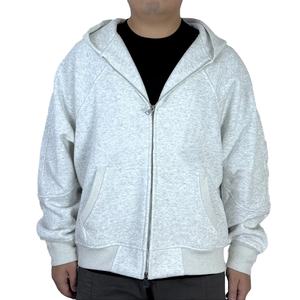 เสื้อฮู้ดผ้าฝ้ายหนาทรงโอเวอร์ไซส์แขนยาวผ้าหนาแบบไม่มีลายพิมพ์โลโก้ออกแบบได้ตามต้องการ - Product Image 1