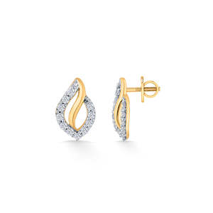 Pendientes de Oro de 14k con Forma de Corazón para Mujer - Alternativa de Diamante de Circonio en Oro Amarillo, Blanco o Rosa - Product Image 5
