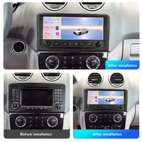 Lecteur multimédia DVD de voiture Android MEKEDE, autoradio GPS, navigation 10,26 pouces pour Mercedes Benz ML W164 X164 ML350 ML300 2005-2011