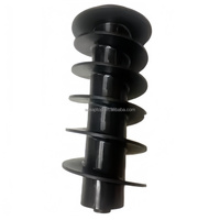 Système d'épandage à vis sans fin grande taille en matériau composite noir compatible DJ pour drones agricoles Agras T100 T100P T70 T70P – Pièce de rechange