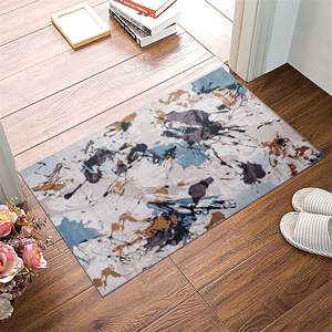 Alfombra Lavable de Área Estilo Bohemio Abstracto con Diseño de Salpicaduras Netline Home Depot NL1004 - Product Image 5