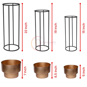 Let style bloom in your home these copper pots and black stands blend nature and modern design creating new product for decor - Product Image 5