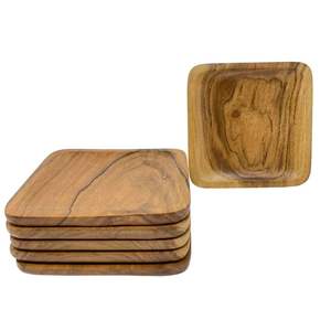 BEST-VENTA DE FÁBRICA AL POR MAYOR PERSONALIZADO NUEVO Rectangular Acacia Bandejas DE SERVICIO DE MADERA Decorado Bandeja de servicio de madera - Product Image 4