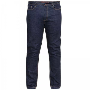 Pantalon en jean décontracté pour homme, coupe droite, taille mi-haute, respirant, écologique, séchage rapide, 100% coton - Product Image 3