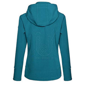 Chaqueta Softshell de Punto Transpirable para Mujer, Venta Directa de Fábrica, Etiqueta Privada Personalizable para Ropa Casual de Invierno - Product Image 2