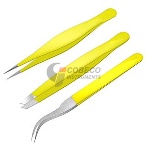 Pinzas Quirúrgicas Oftálmicas de Precisión, de Acero Inoxidable, Estériles, Rectas y Curvas, Módulo de Pinzas Quirúrgicas - Product Image 3